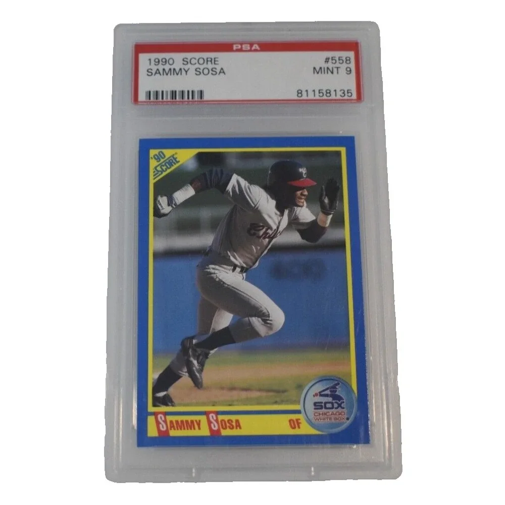 1990 Score #558 Sammy Sosa (RC) PSA 9 Mint White Sox